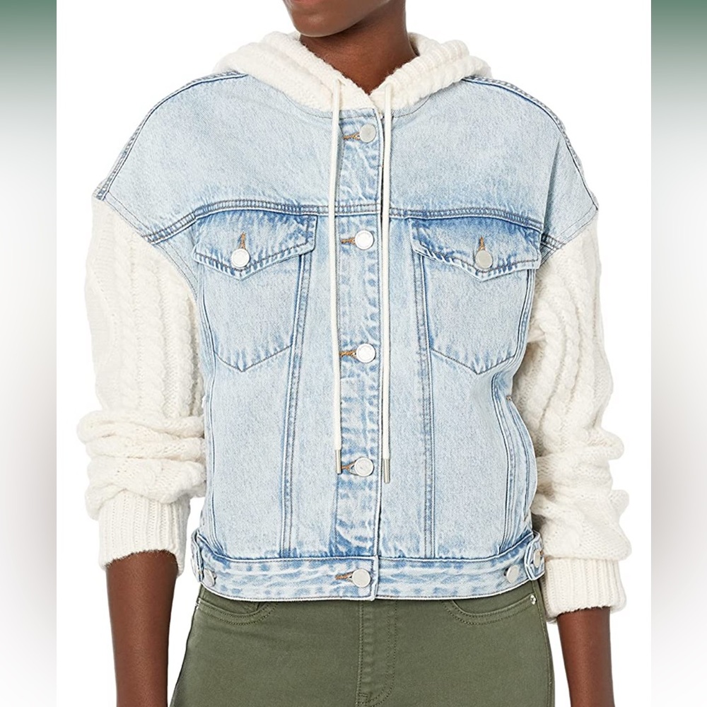 Hooded Denim Jacket